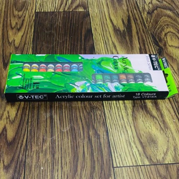 

cat acrylic V-tec 18 warna artist series Terlaris