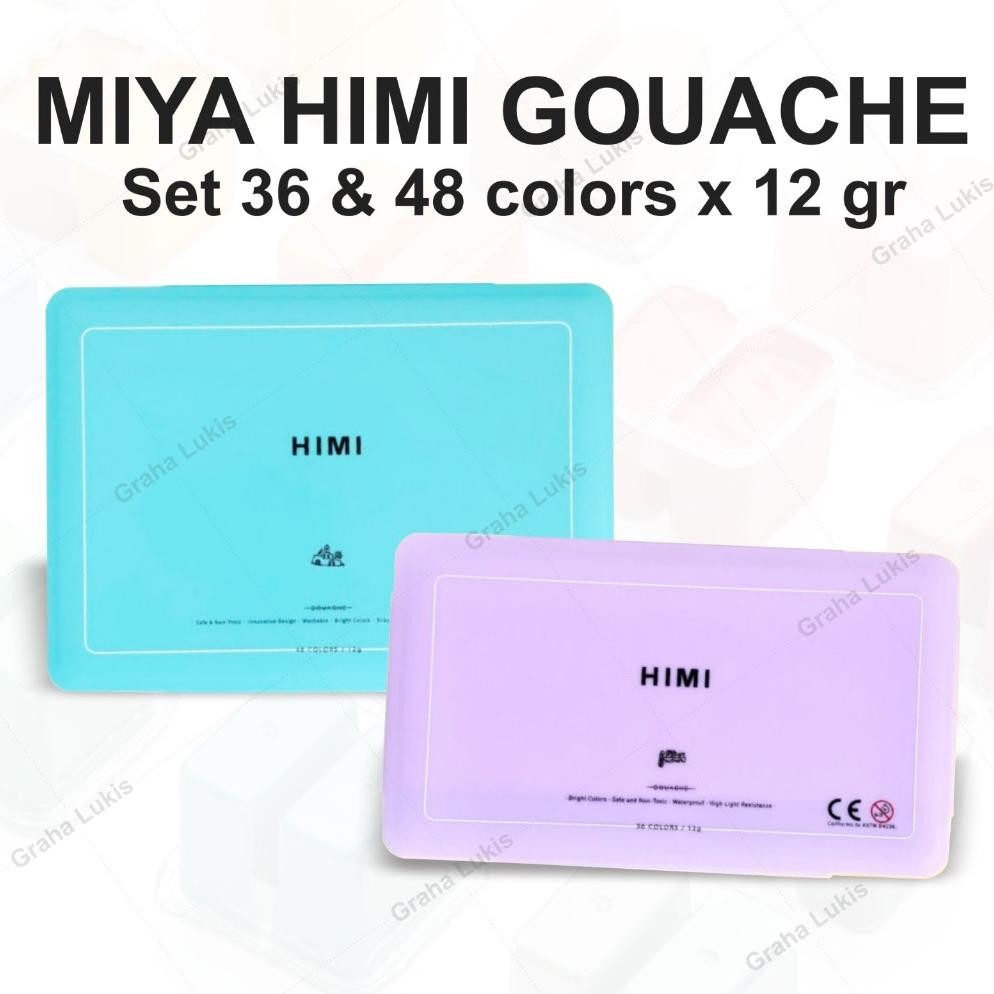 

Miya Himi GOUACHE Paint Set Twin 36 / 48 Colors x 12gr Terlaris