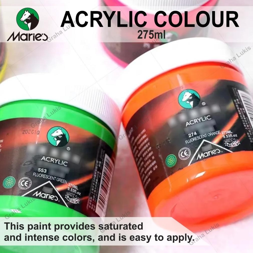 

Maries Acrylic Paint 275ml / Cat Maries Akrilik 275ml Terlaris