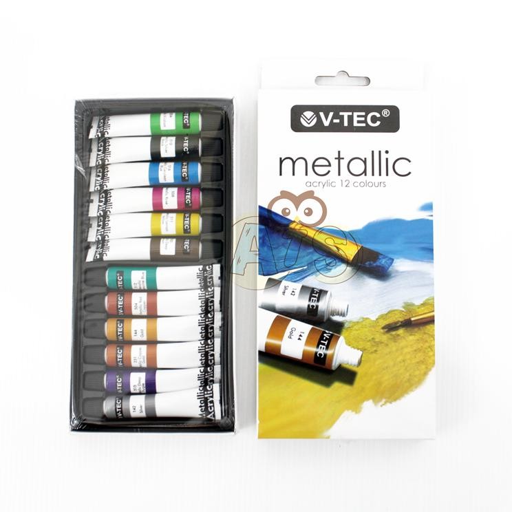 

Cat Acrylic V-Tec 12 Warna Terlaris