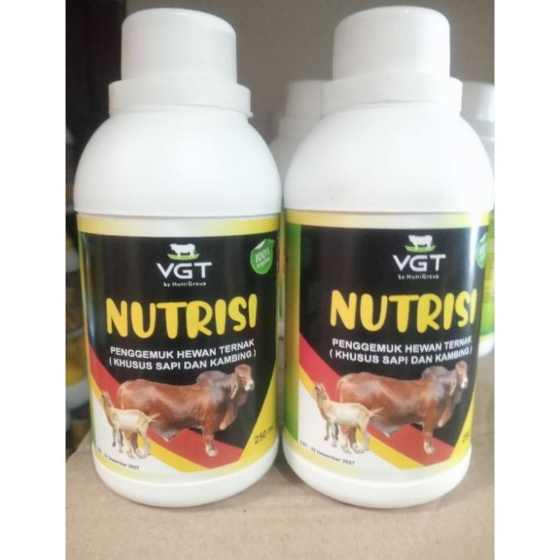 Nutrisi Penggemuk Hewan Ternak VGT Khusus Sapi Dan Kambing
