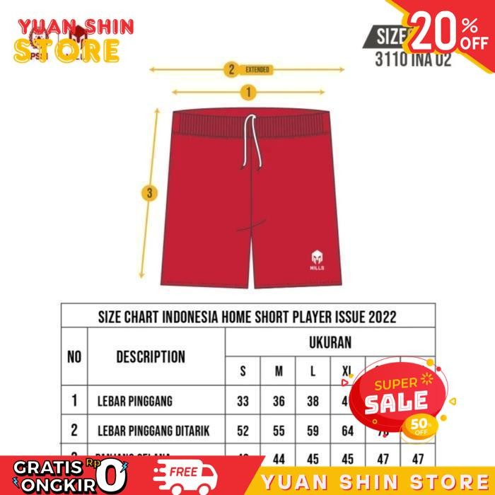 CELANA TIMNAS 2023 MILLS HOME BEST SELLER