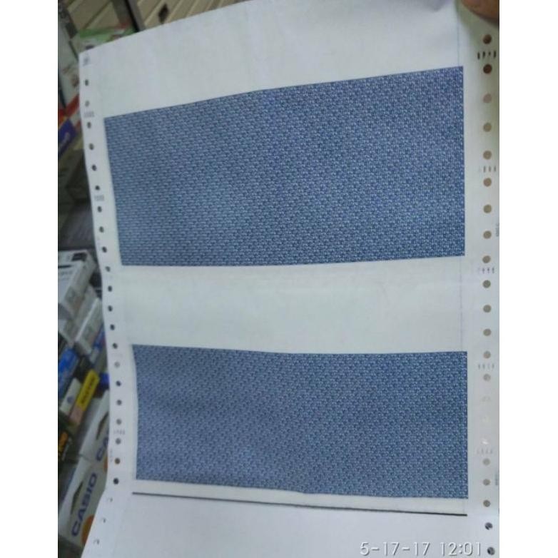 

Kertas slip gaji confidential carbonized 3 play high quality print RB07