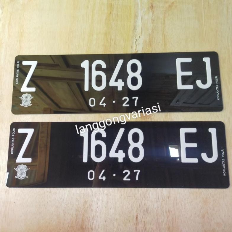 Variasi Plat Nomor Mobil 3D Timbul Bahan  Akrilik