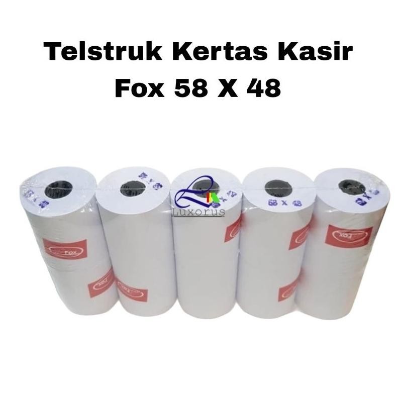 

Telstruk Kertas Kasir Fox 58 X 48 RB07