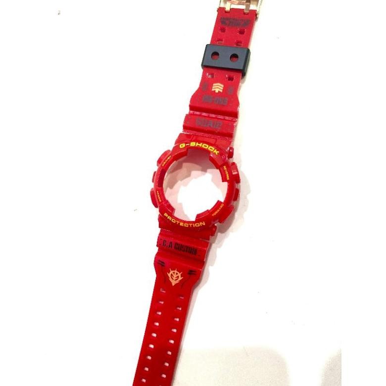 BNB G-SHOCK GA/GD 110 Solid Gundam Red RB