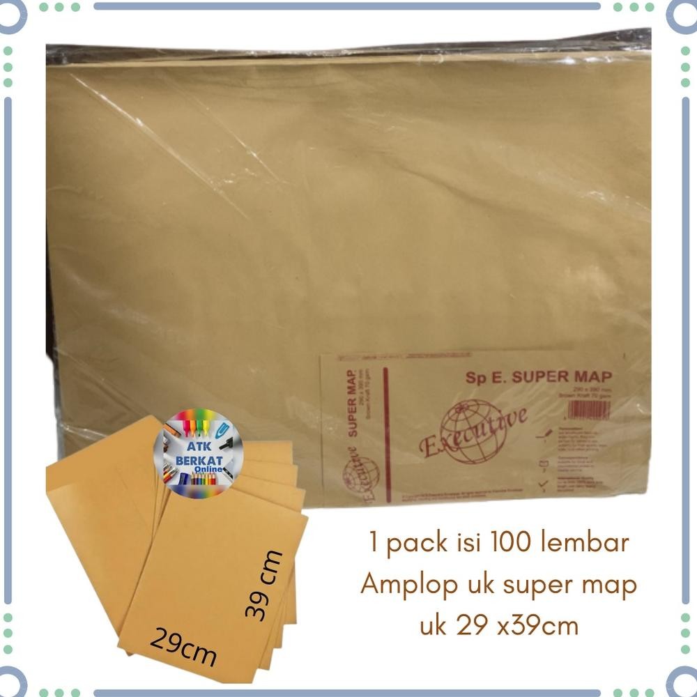 

Baru Amplop Coklat Super Map Folio Tanpa Seal 1 Pack
