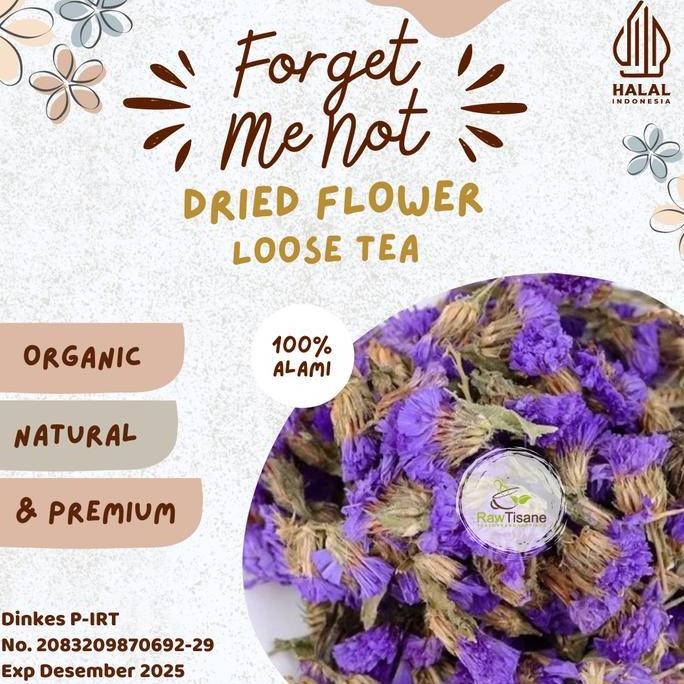 

SALE!!! RAW TISANE Froget Me Not Flower Tea / Don't Forget Me Tea / Teh Bunga Forget Me NotIsi 100 Gram