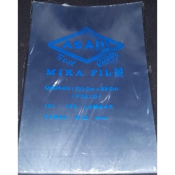 

Cover Mika Jilid Bening ASAHI Tebal 0.12 F4 (1 Pak) RB07