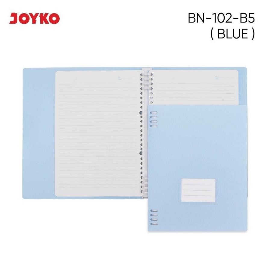 

Joyko Binder Note BN-102 Pastel Color B5 Kertas Loose Leaf Binder Big Boss Murah RB07