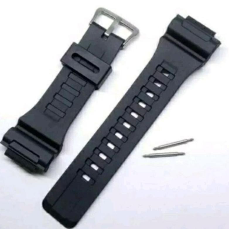 Strap Tali Jam Tangan Casio AE-1500WH DW-291H W-737H DW291H AE1500WH DW 291H Free Springbar RB