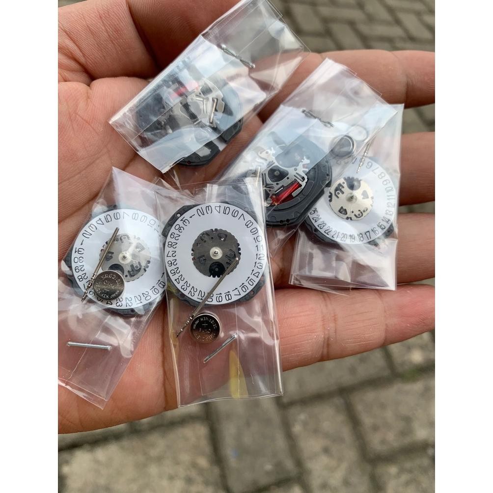 MESIN JAM TANGAN VJ42B VJ 42 B TANGGAL SAMPING DAN TANGGAL BAWAH ORI RB