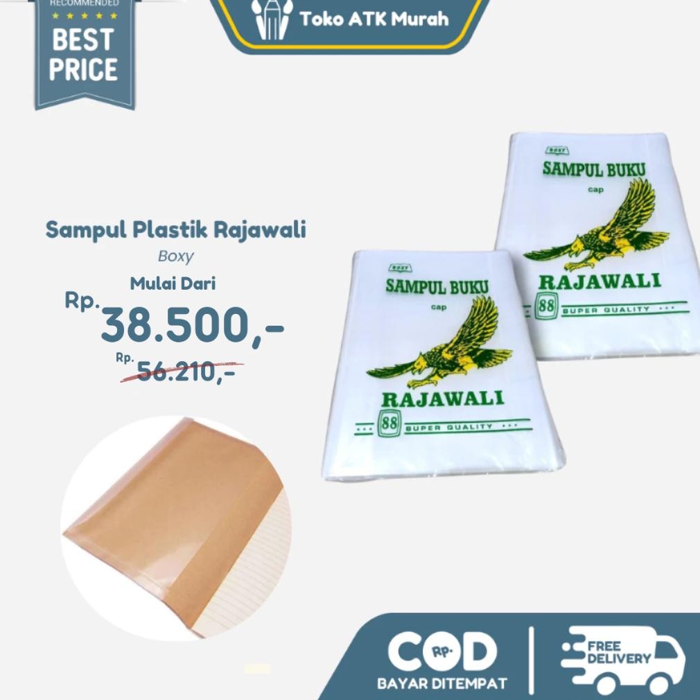 

Sampul Buku Plastik Boxy Rajawali 100 Lembar Tebal RB07