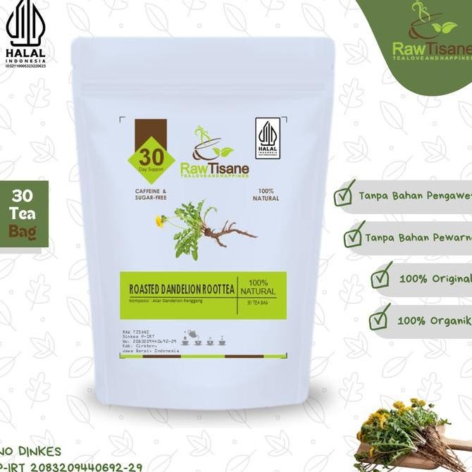 

SALE!!! Roasted Dandelion Root Tea : Teh Akar Dandelion Panggang Isi 30 Tea Bag