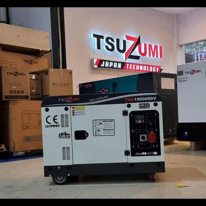 

Terlaris Genset 15 Kva 3 Phase Silent Tsuzumi Tdg15000Sdv Solar