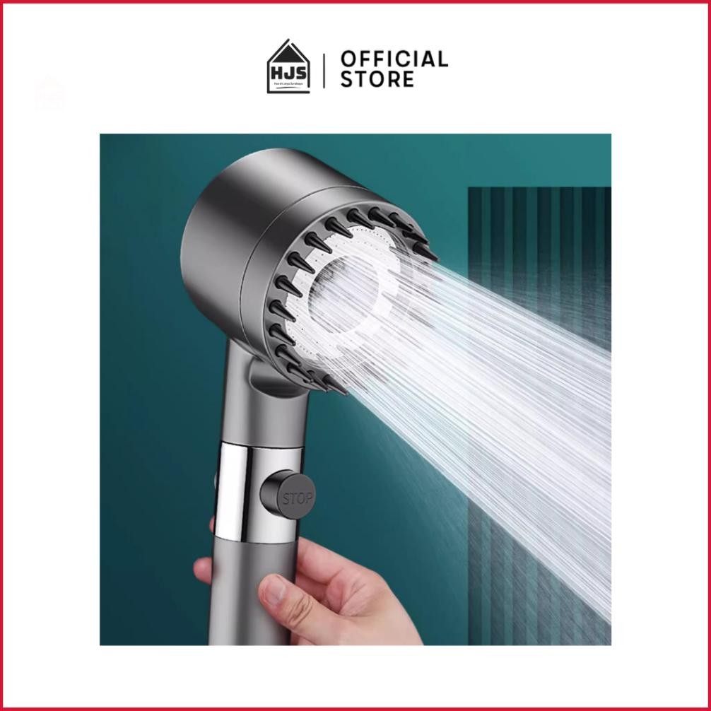 Shower Set Hjs Turbo Tekanan Tinggi + Handshower Pijat 3 Mode Adjustable Original