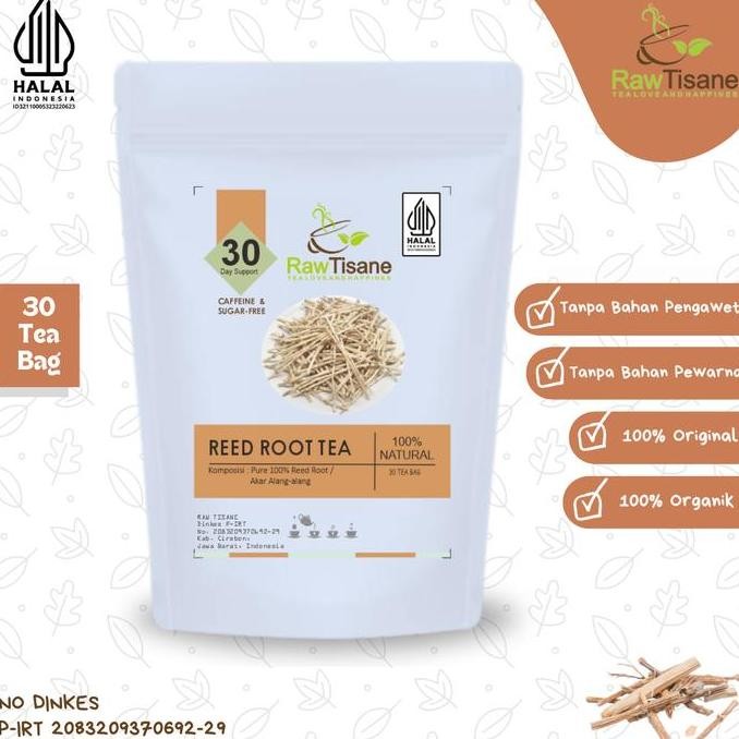 

SALE!!! Reed Root Tea / Teh Akar Alang-alang Isi 30 Tea Bag