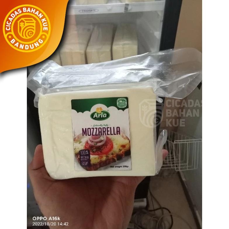 

Baru Keju Mozzarella Arla 1kg Keju Leleh Import Denmark Halal