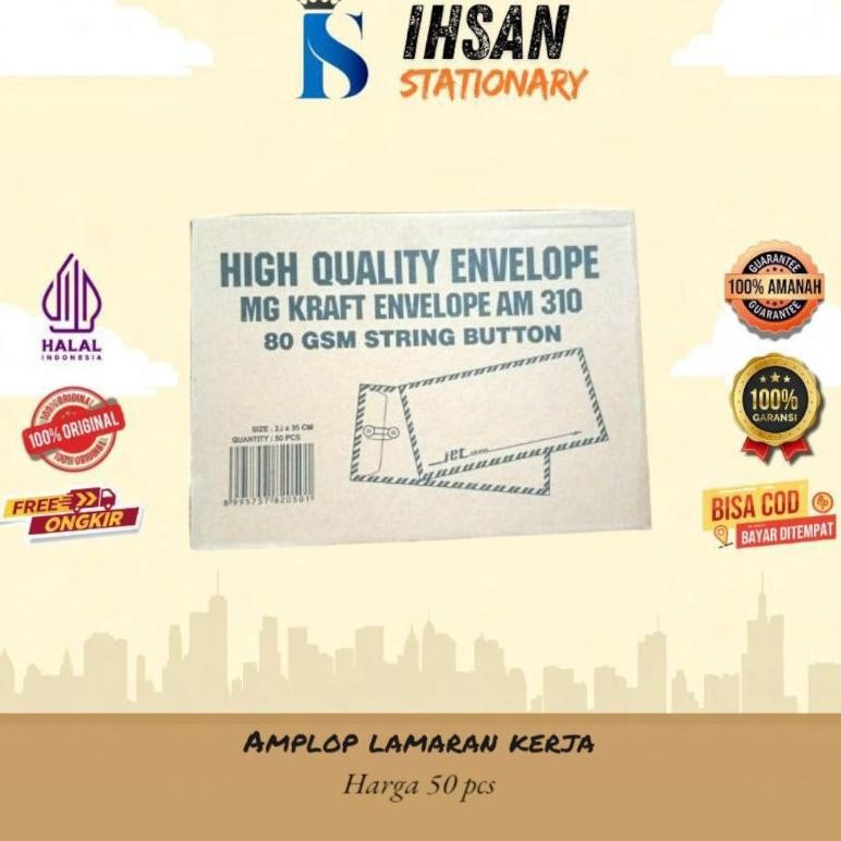 

Amplop Lamaran Kiky / Gsu Isi 50 Lembar (1 Pack) RB07