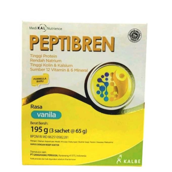 

(Expert) Original Peptibren vanilla - kacang hijau 195gr - membantu pasien kondisi malnutrisi
