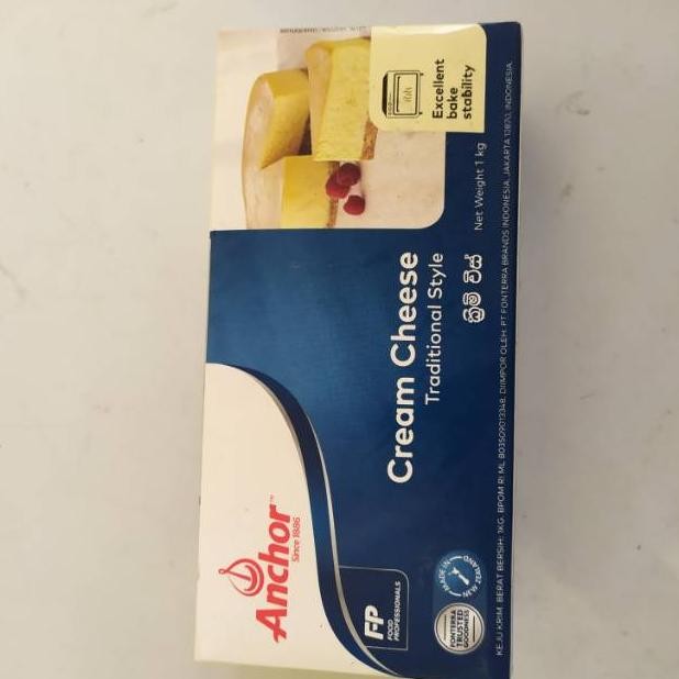 

Baru Anchor Cream Cheese 1kg - Keju Krim Berkualitas untuk Baking