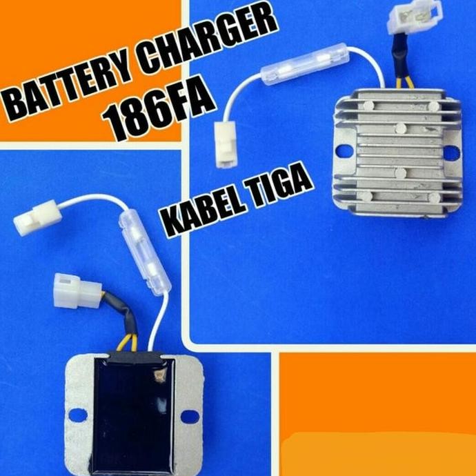 

Terlaris Kiprok Genset Kama/Battery Charger 186Fa 3 Kabel