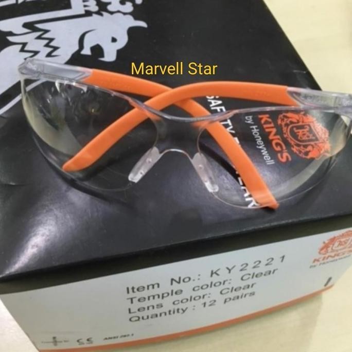 

Terlaris King'S Ky 2221 /Kacamata Safety King'S Ky 2221