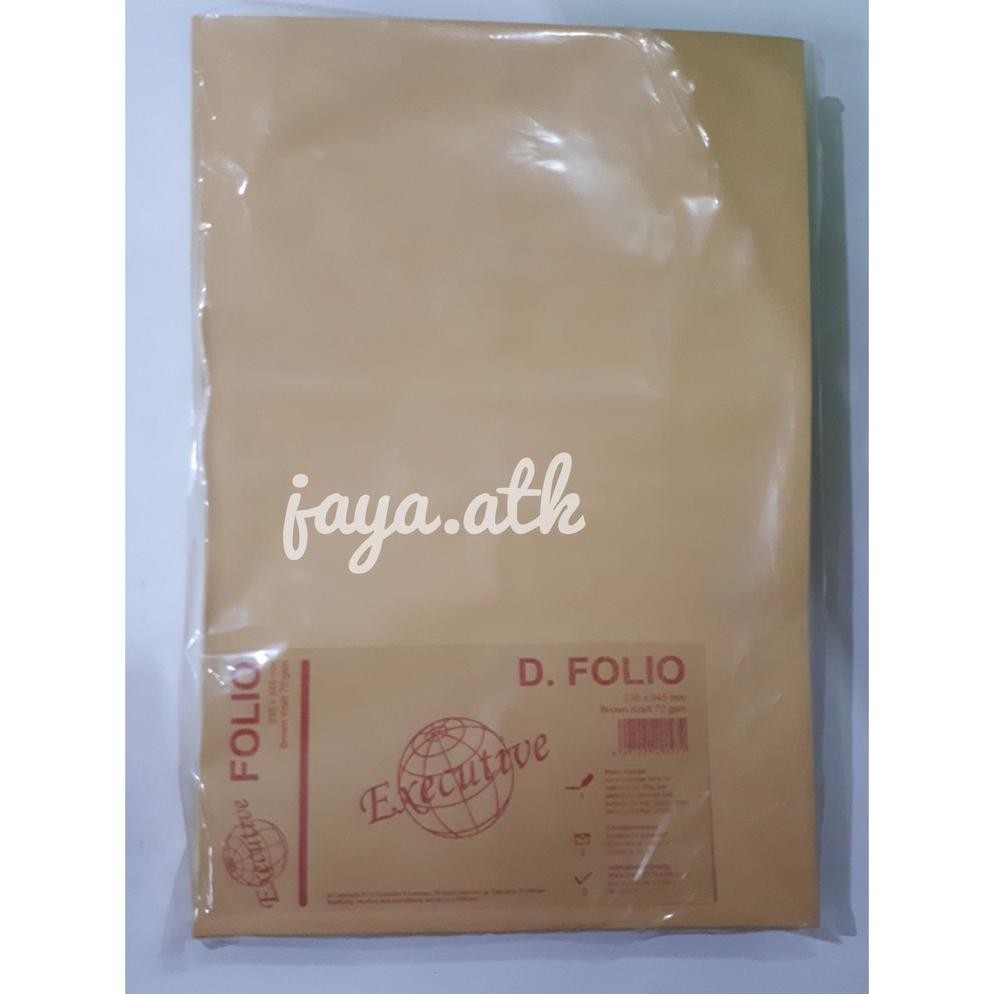 

Amplop Coklat Folio Executive AMPLOP D POLOS ISI 100 FOLIO EXECUTIVE RB07
