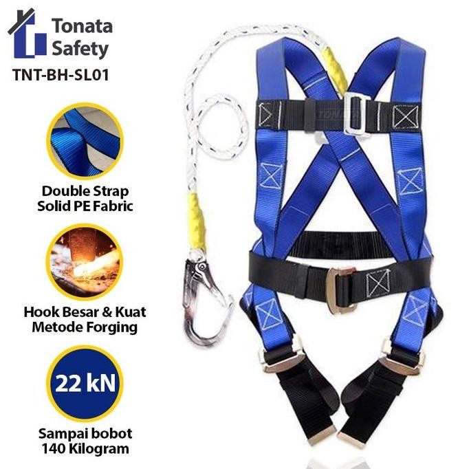 

Terlaris Body Harness Single Hook Lanyard / Big Hook Tonata