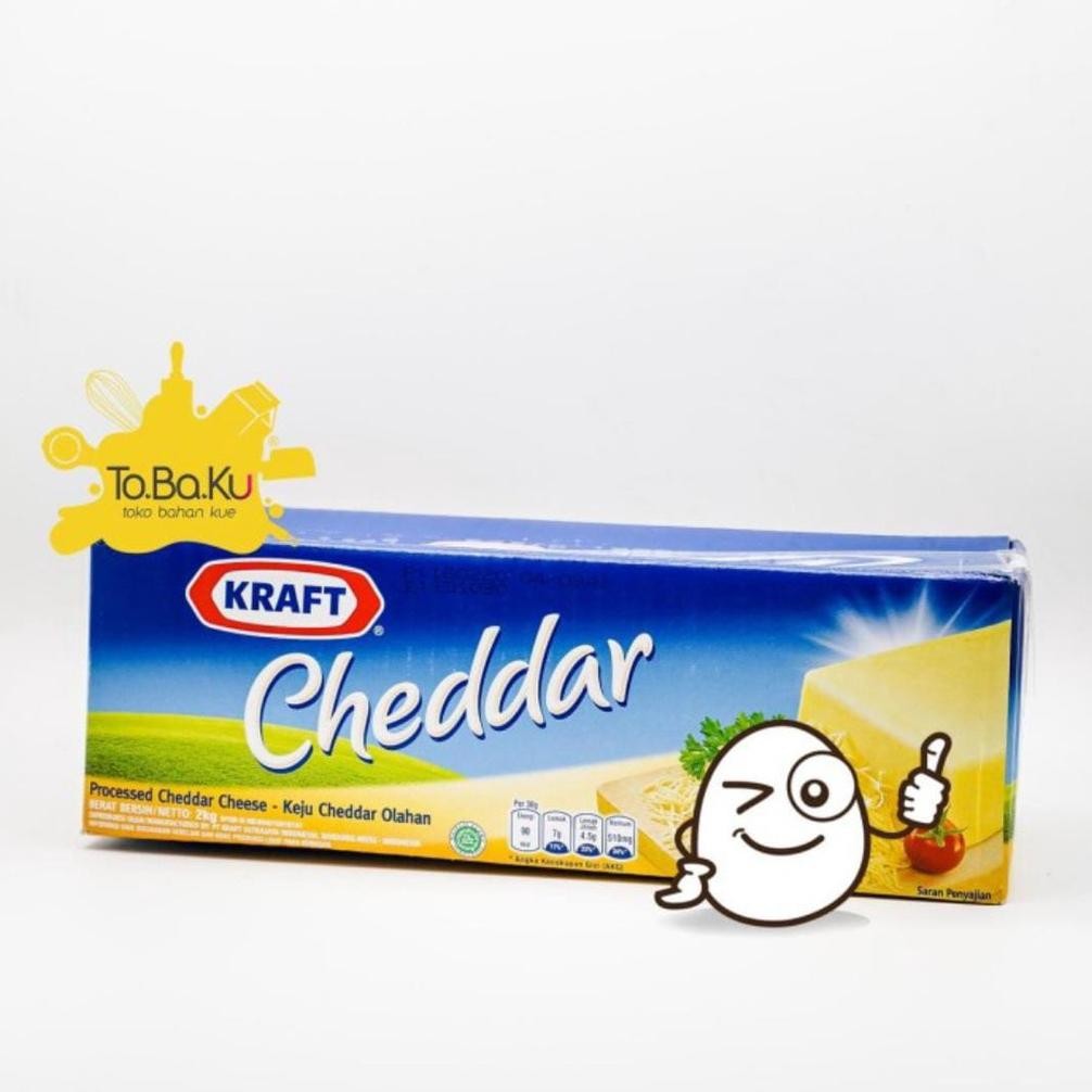

Baru Keju Cheddar Kraft Slob 2Kg - Keju Olahan Ekstra Creamy