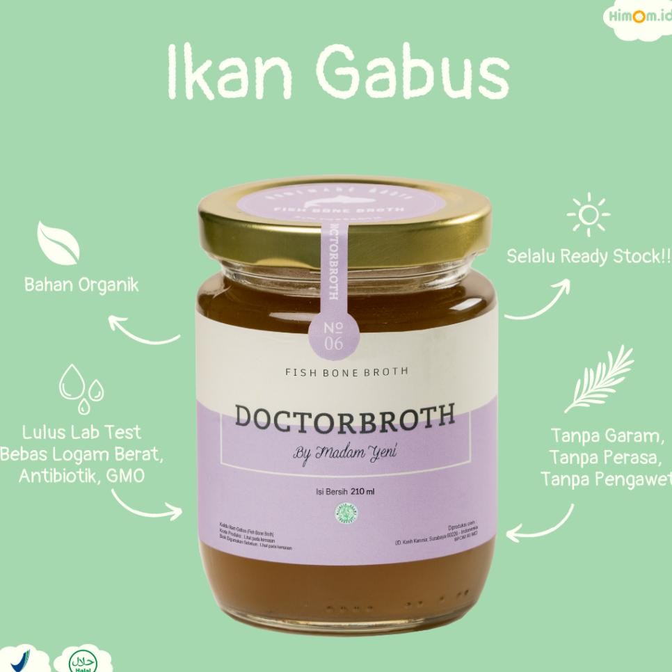 

Kaldu Tulang Doctor Broth Ikan Gabus Bone Broth