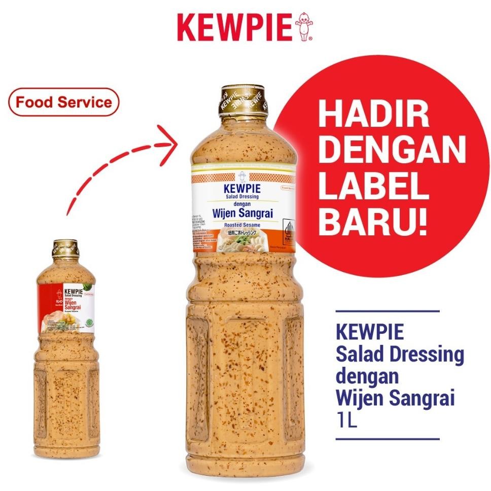 

Kewpie Salad Dressing Roasted Sesamewijen Sangrai 1 Liter Standard
