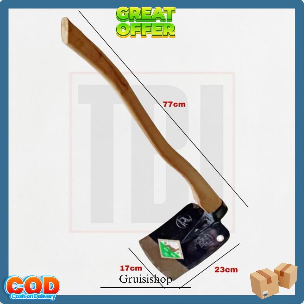 Cangkul Tanah Siap Pakai Pacul Adukan Sudah Terpasang Siap Kirim