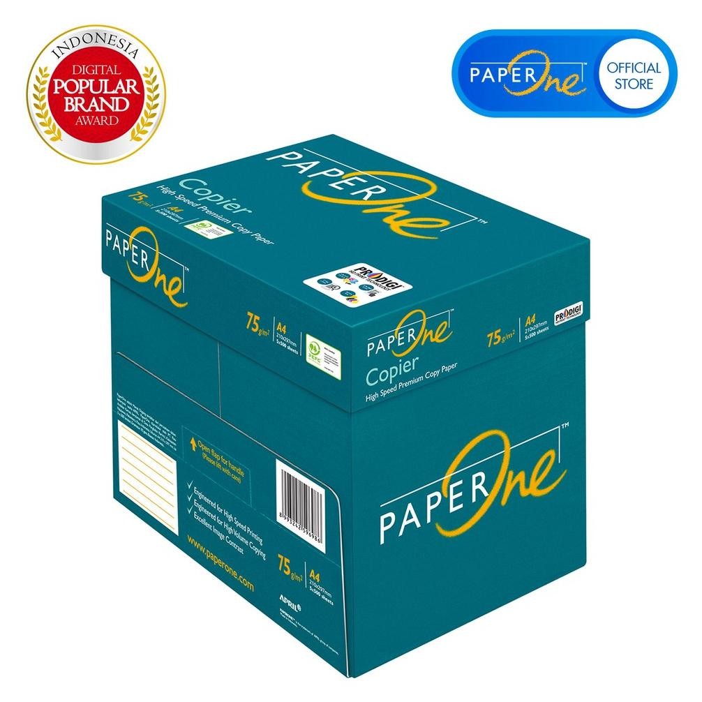 

Sale! Paperone A4 75Gsm Copier - 1 Box 2500 Lembar - Kertas Fotocopy Hvs