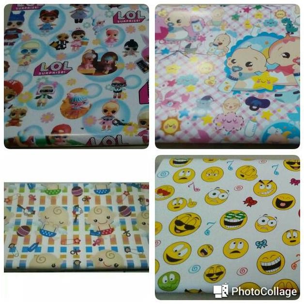 

Sale! Kertas Kado Glossy Karakter/Batik/Netral Grosir Isi 40 Lembar