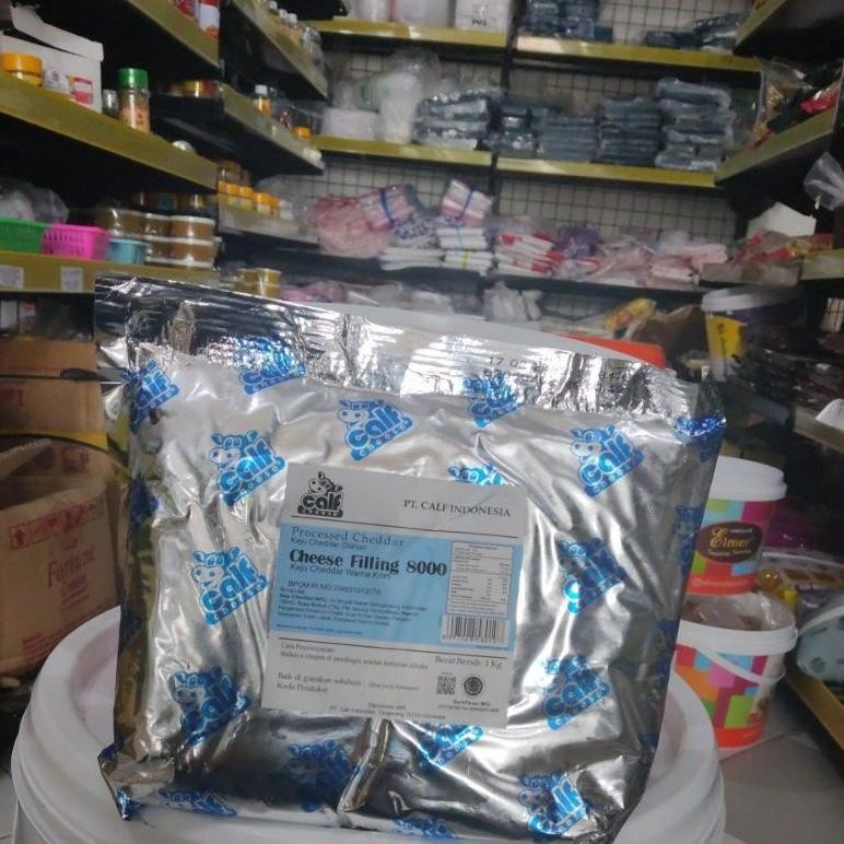 

Baru Keju Filling Calf 8000 1kg - Isian Keju Lumer untuk Roti dan Pastry