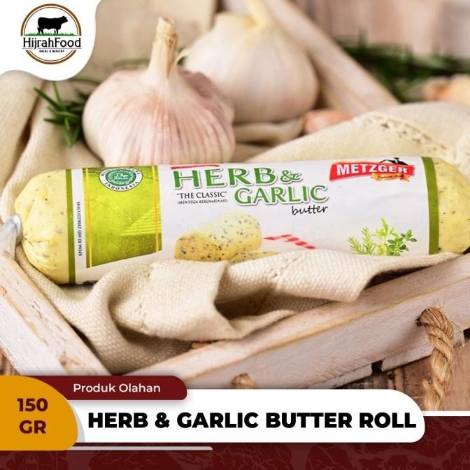 

(Expert) Metzger Herb & Garlic Butter Roll / Mentega Garlic & Rempah - 150 gr