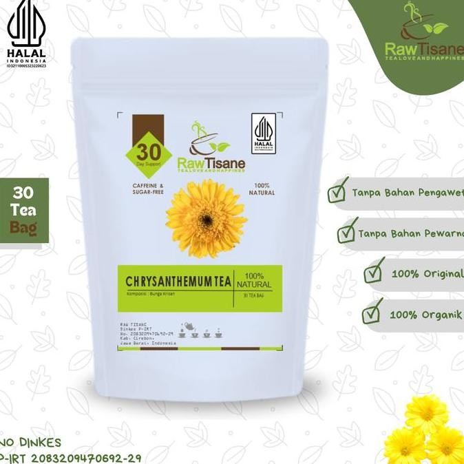 

SALE!!! CHRYSANTHEMUM TEA : TEH BUNGA KRISAN ISI 30 TEA BAG