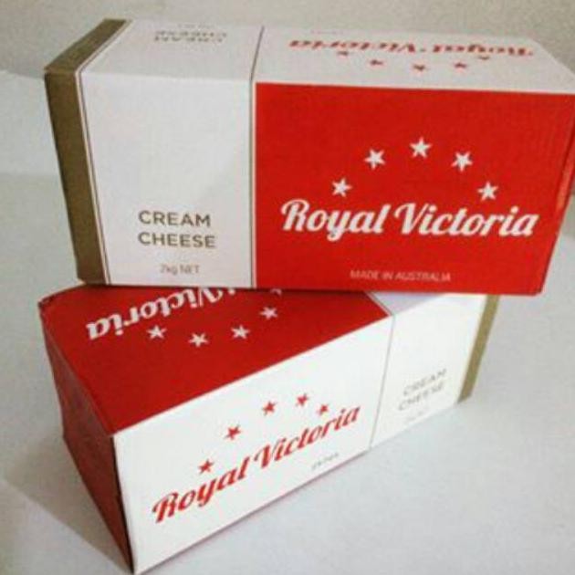 

Baru Royal Victoria Cream Cheese 2kg - Krim Keju Lembut Premium untuk Baking & Dessert