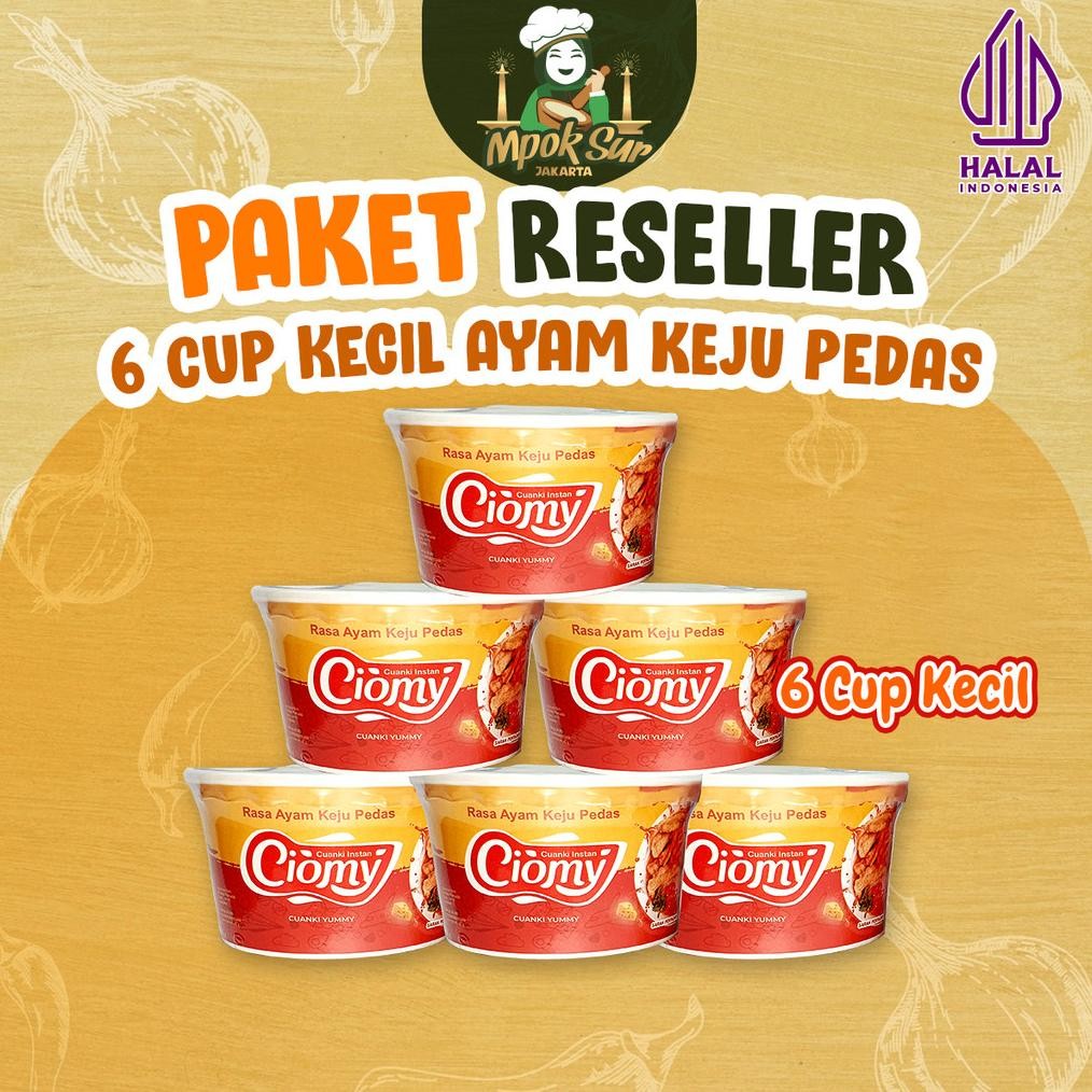 

Baru Bundling Ciomy Cuanki Ayam Keju Pedas 6 Pcs Kemasan Mini 40gr | MPASI Pedas Gurih