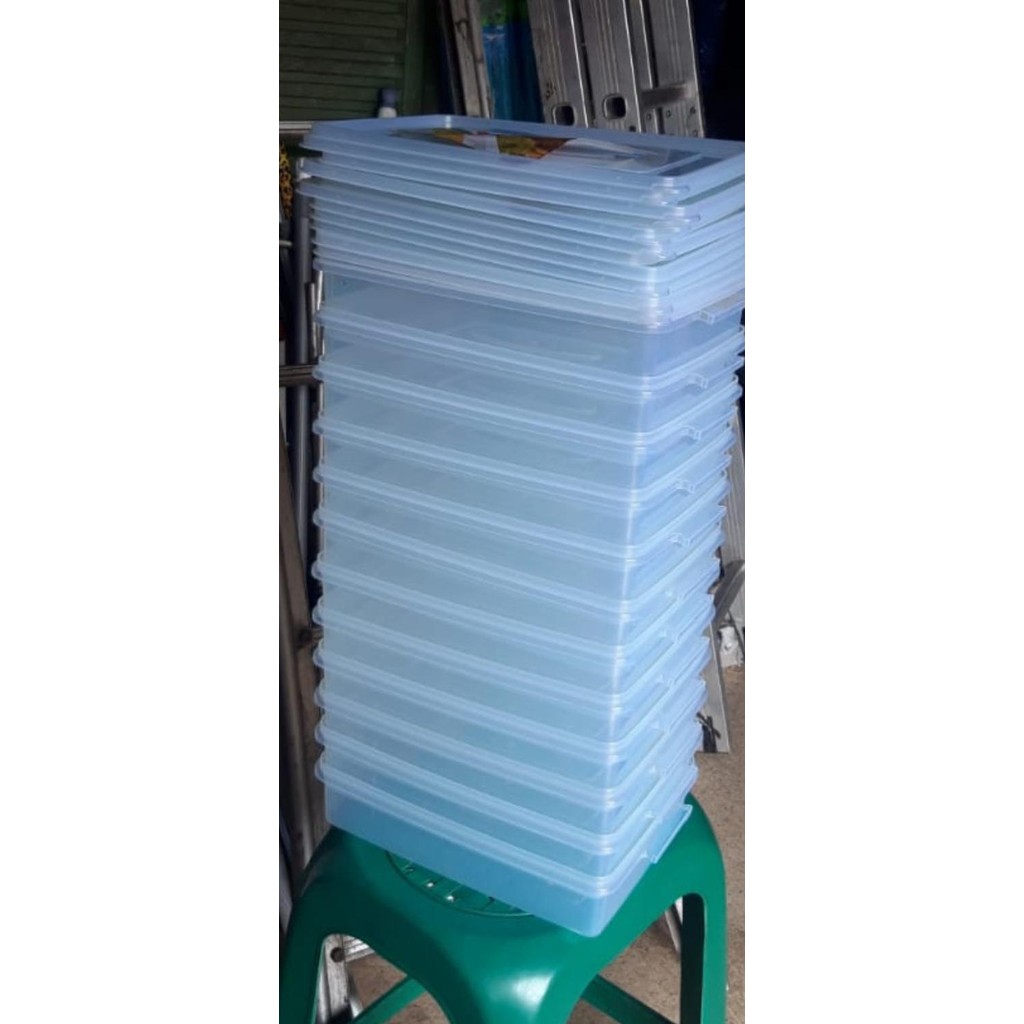 (Expert) Box Kotak Plastik Makanan Kue Donat Trisula 3500ml