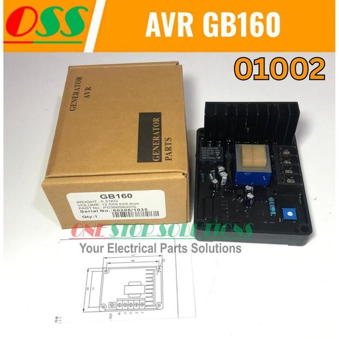 

Terlaris Avr Brush Generator Universal Gb 160 Gb-160 Gb160 Avr Genset Universal