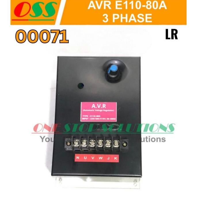 

Terlaris Avr Genset / Avr Generator E110-80A Lokal 3 Phase Karbon Brushed