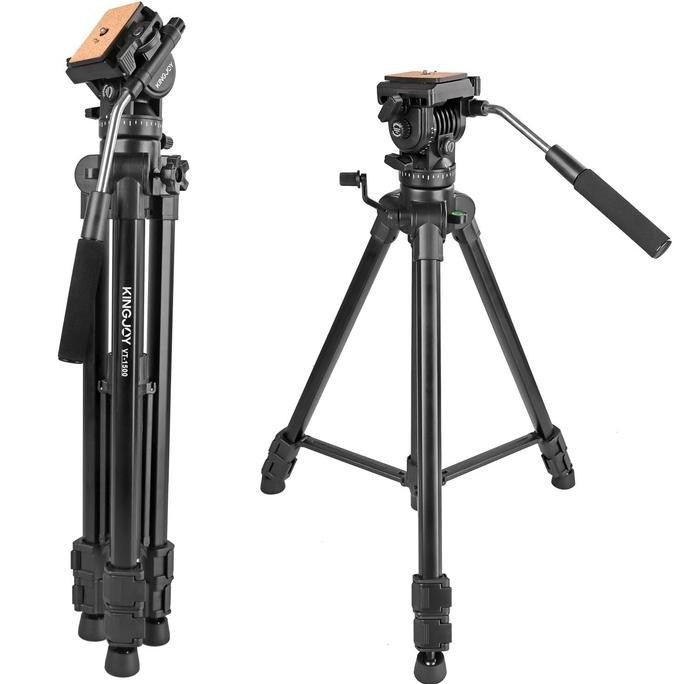 TRIPOD VIDEO KINGJOY VT-1500 FLUIDHEAD PROFESIONAL VIDEO KAMERA