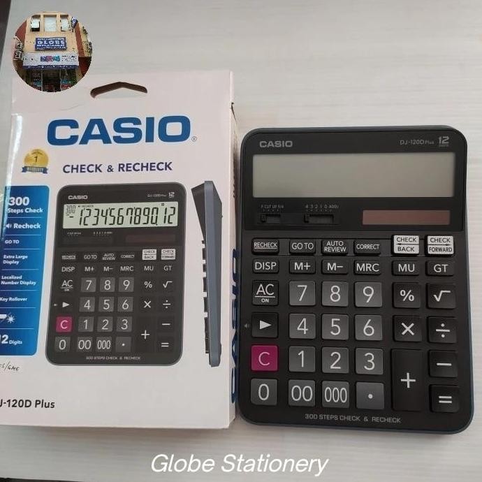 

restock Calkulator Casio DJ - 120D Plus Check & Recheck 12 digits (15 x20 cm)