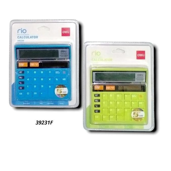 

restock KALKULATOR DELI 39231 F WARNA CALCULATOR CHACK CORRECT 12 DIGIT