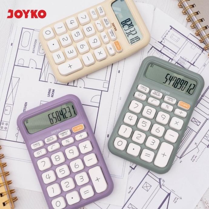 

restock Calculator JOYKO CC 62CO Kalkulator Color Cek Ulang Mechanical Button