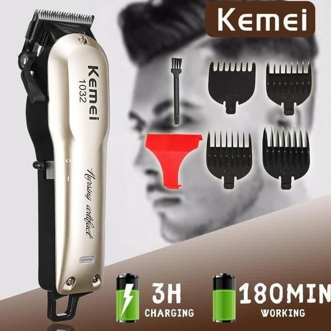 Terlaris Alat Cukur Rambut Kemei Km 1032 Clipper Kemei Km1032 Professional