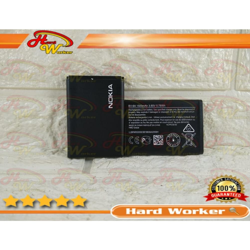 Baterai Battery Batery Batre Original NOKIA 2720 Flip TA-1168 TA-1170 TA-1295 BV6A BV-6A ORI