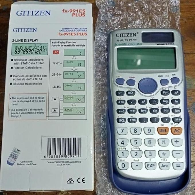 

restock GTTTZEN FX-991ES PLUS Kalkulator Scientific Calculator Ilmiah CTTTZEN